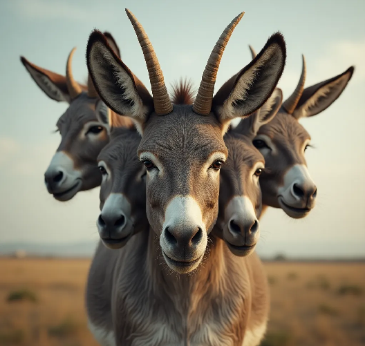the donkey smote this image